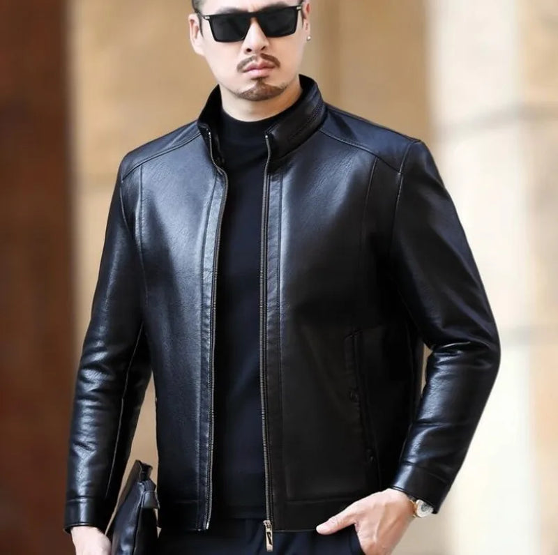 Jaqueta De Couro Masculina Nalu NL208