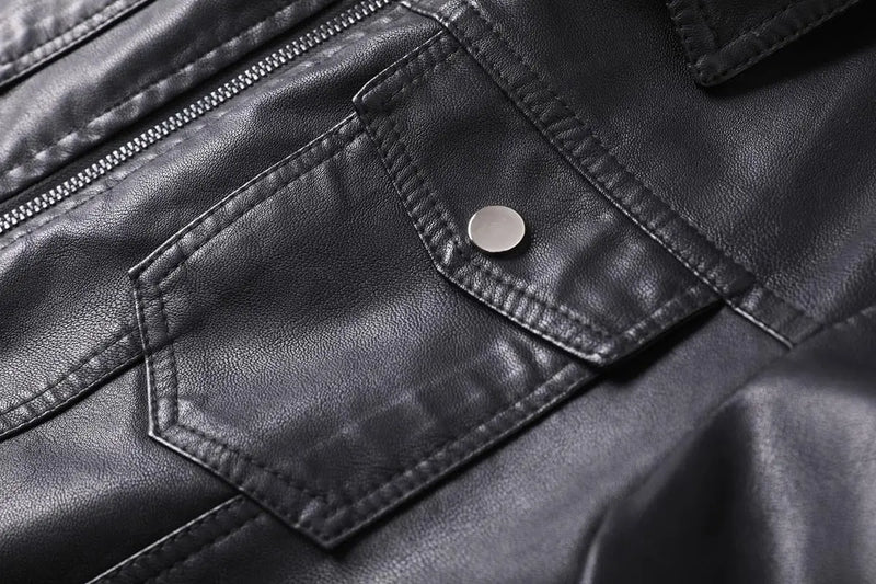 Jaqueta Masculina de Couro NALU NL711
